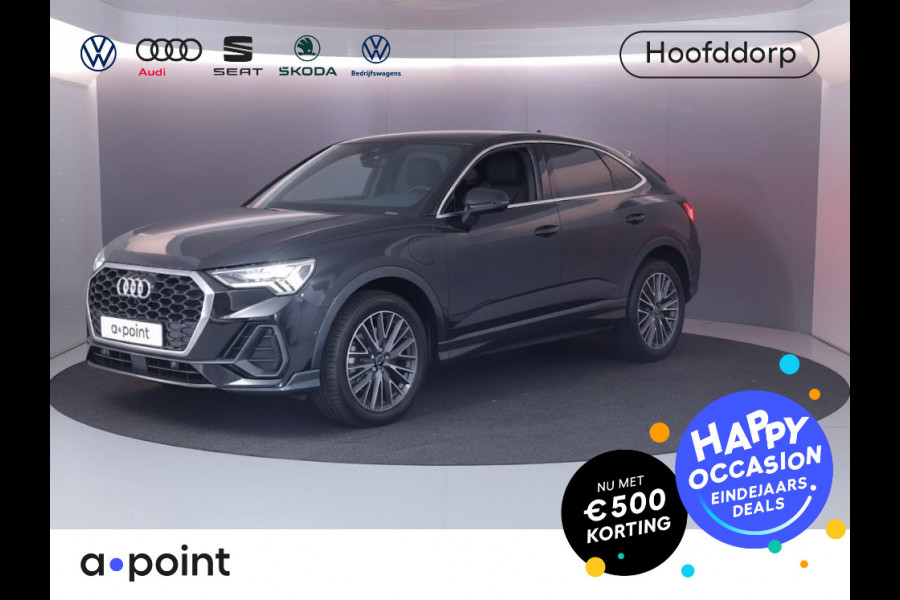 Audi Q3 Sportback 45 TFSI e Edition 245 pk S-tronic | Navigatie | Parkeersensoren (Park assist) | Achteruitrijcamera | Stoelverwarming | Adaptieve cruise control | Lederen bekleding |