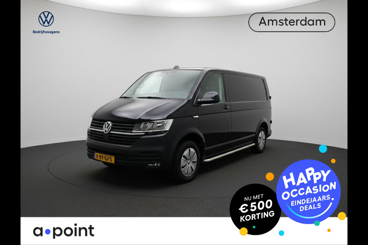 Volkswagen Transporter 2.0 TDI L2H1 28 Comfortline 110 pk | Verlengde garantie | Navigatie via App | Trekhaak | Parkeersensoren achter | Cruise control |