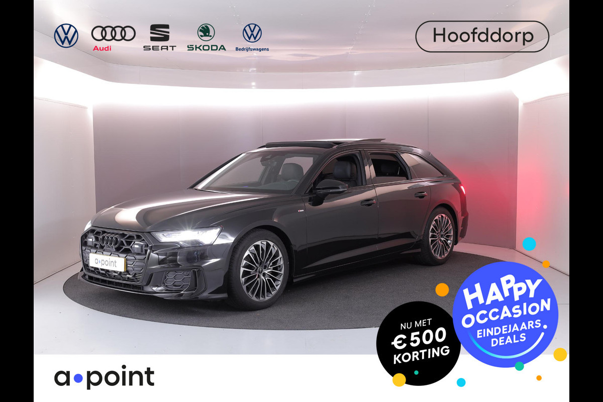 Audi A6 Avant 40 TFSI S edition Competition 204 pk S-tronic | Verlengde garantie | Navigatie | Panoramadak | Parkeersensoren | Achteruitrijcamera | Stoelverwarming | S-Line |