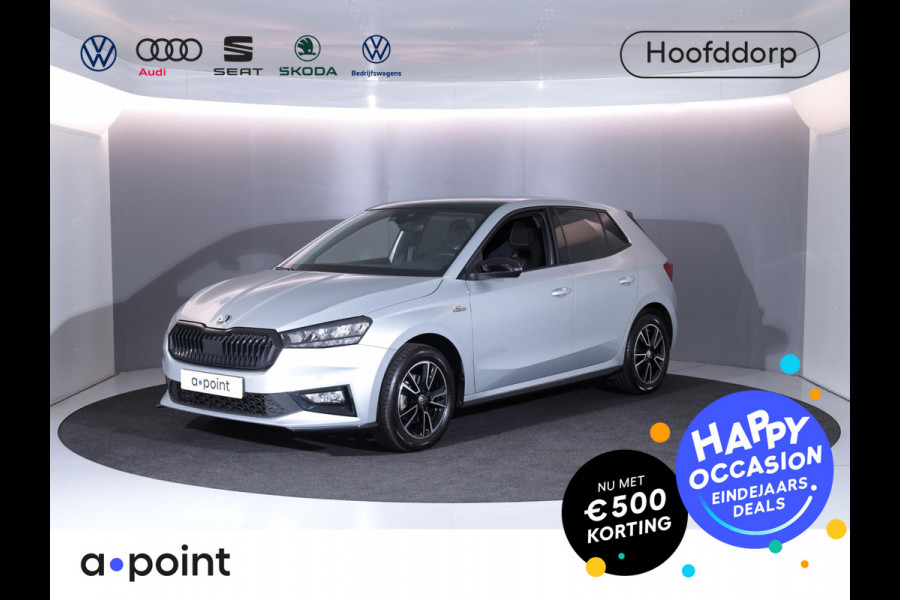 Škoda Fabia 1.0 TSI Monte Carlo 115 pk Automaat (DSG) | Panoramadak|  Verlengde garantie | Navigatie via App | Parkeersensoren | Achteruitrijcamera | Stoelverwarming |