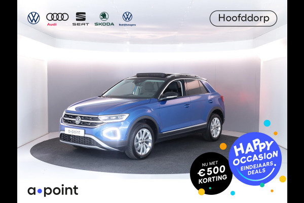 Volkswagen T-Roc 1.5 TSI Style 150 PK DSG | Verlengde garantie | Panorama dak | Keyless entry | Parkeer camera | El. achterklep |