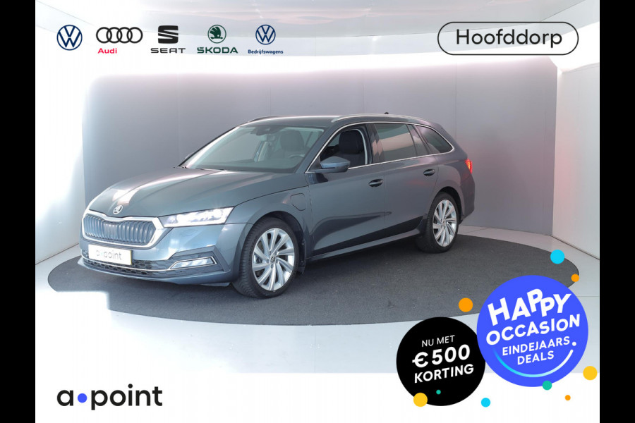 Škoda Octavia Combi 1.4 TSI iV PHEV Business Edition Plus 204pk| Navi| trekhaak| 18'LM-velgen |verwarmde stln+voorruit| SOH 94%