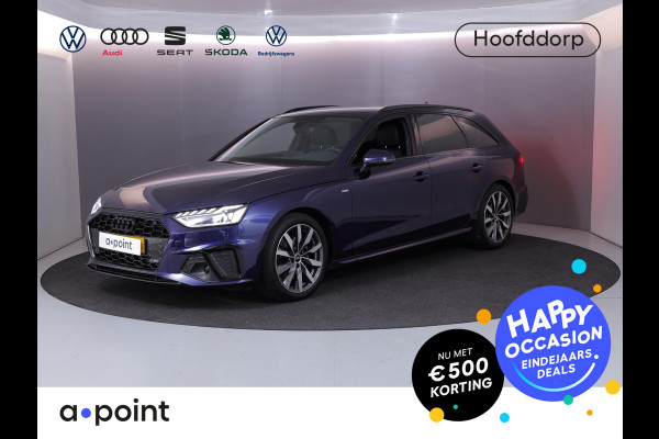 Audi A4 Avant 35 TFSI S edition Competition 150 pk S-tronic | Verlengde garantie | Navigatie | Parkeersensoren | LED koplampen | Stoelverwarming | S-Line |