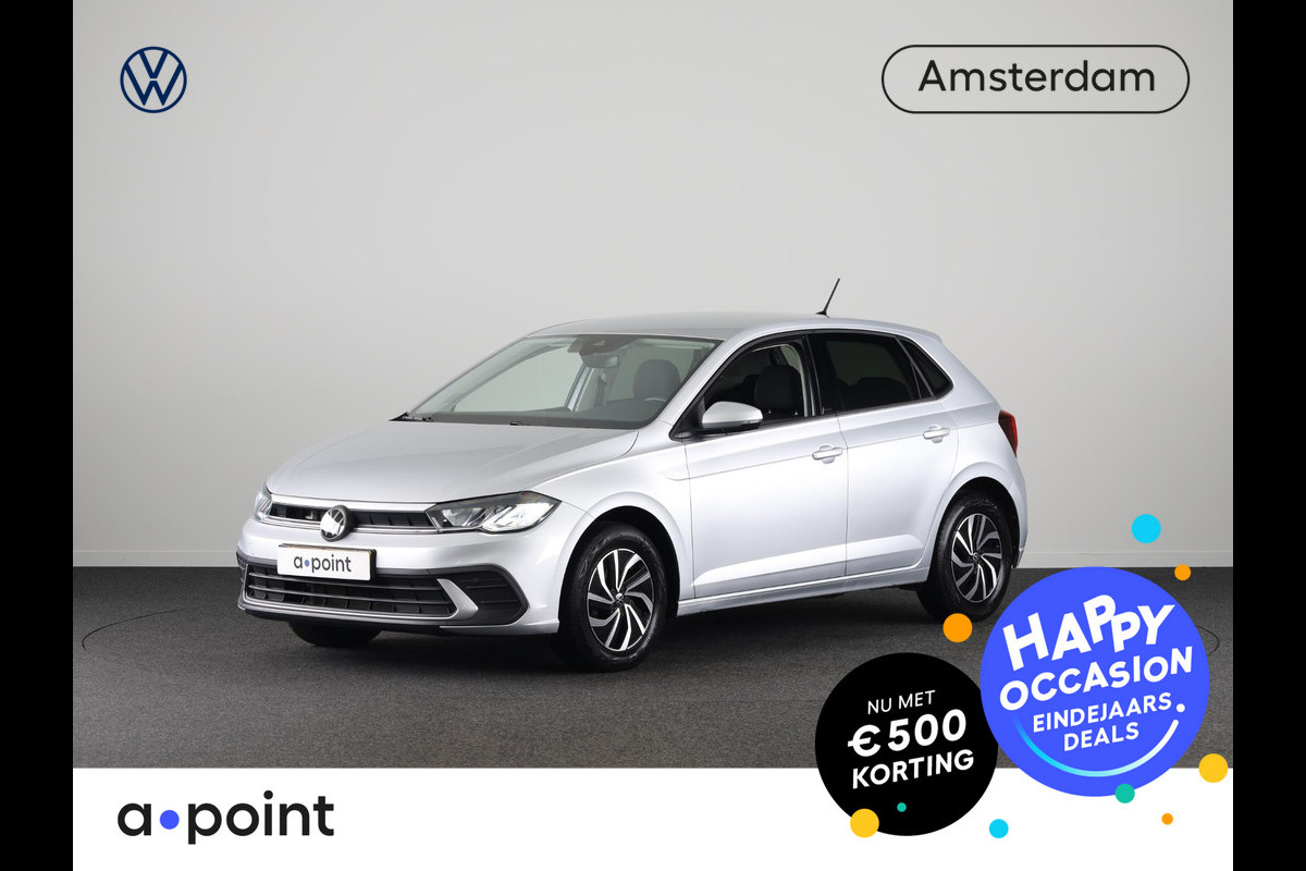 Volkswagen Polo 1.0 TSI Life Edition 95 pk Automaat (DSG) | Verlengde garantie | Navigatie via App | Parkeersensoren achter | Achteruitrijcamera | Adaptieve cruise control |
