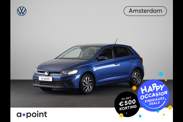 Volkswagen Polo 1.0 TSI Life Edition 95 pk | Verlengde garantie | Navigatie via App | Parkeersensoren | Achteruitrijcamera | Adaptieve cruise control |