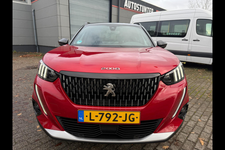Peugeot 2008 1.2 PureTech GT Line 131PK 2021 LEDER LED CARPLAY LUX NAP