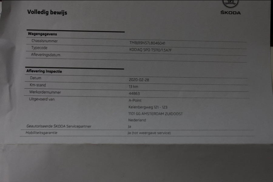 Škoda Kodiaq 1.5 TSI Sportline 7p. *Pano*Canton*Keyless*Camera*Trekhaak*