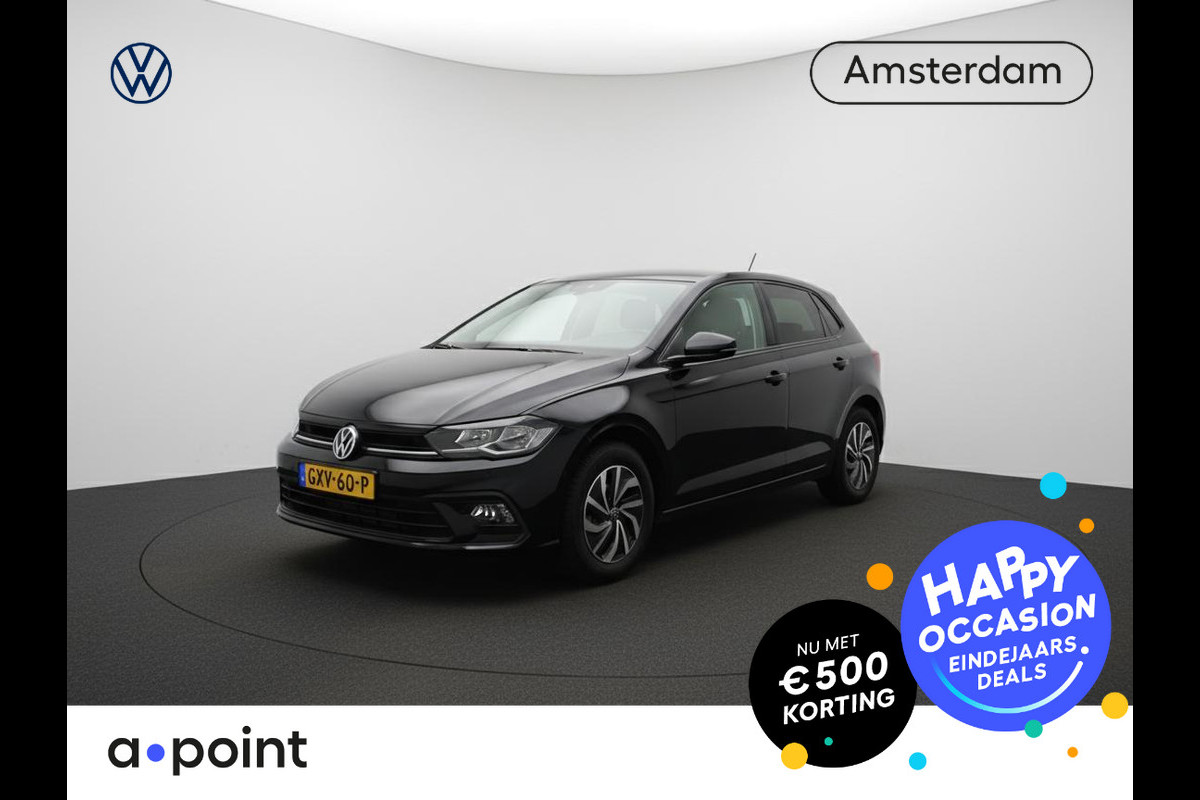 Volkswagen Polo 1.0 TSI Life Edition 95 pk | Verlengde garantie | Navigatie | Parkeersensoren | Achteruitrijcamera | Adaptieve cruise control | Stoelverwarming |