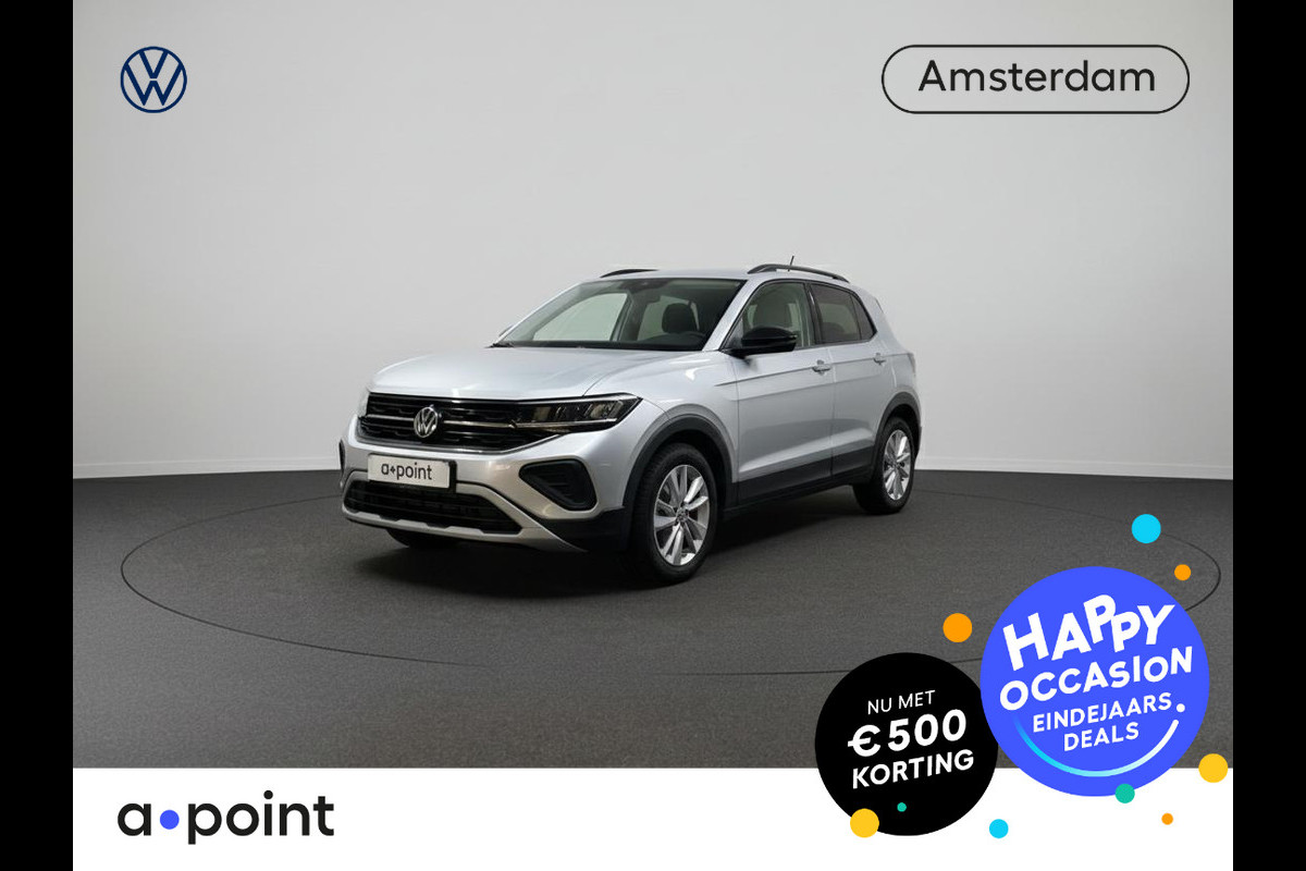 Volkswagen T-Cross 1.0 TSI Life Edition GOAL 95 pk | Navigatie | Parkeersensoren | Adaptieve cruise control | Autom. airco | Stoelverwarming |