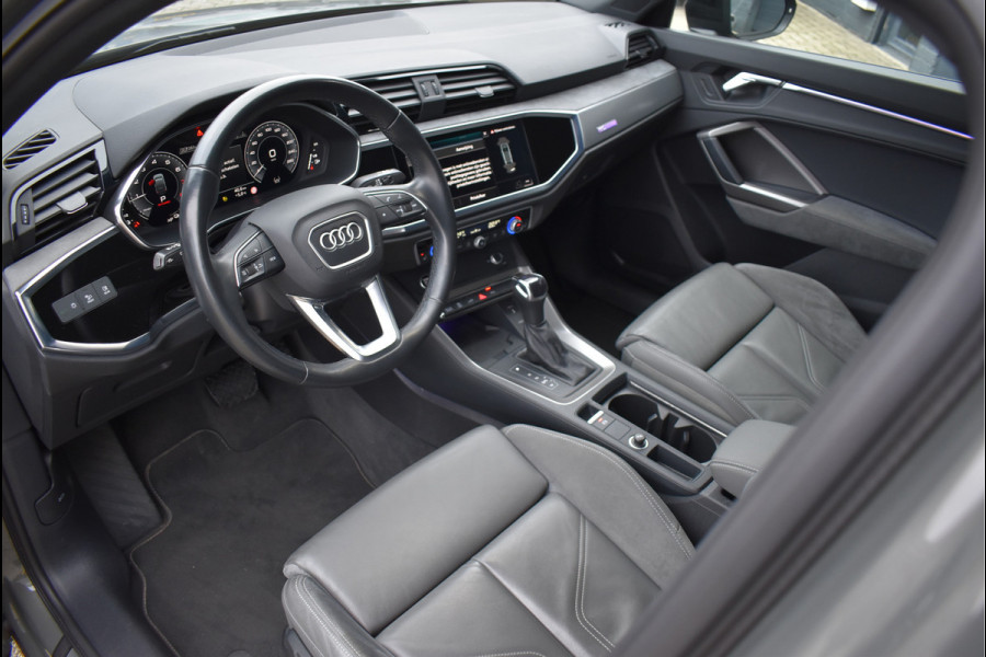 Audi Q3 Sportback 45 TFSI e S-Line 245 Pk Black Ed Chronos Grijs Metallic Navi Sfeer Trekhaak 19 Inch