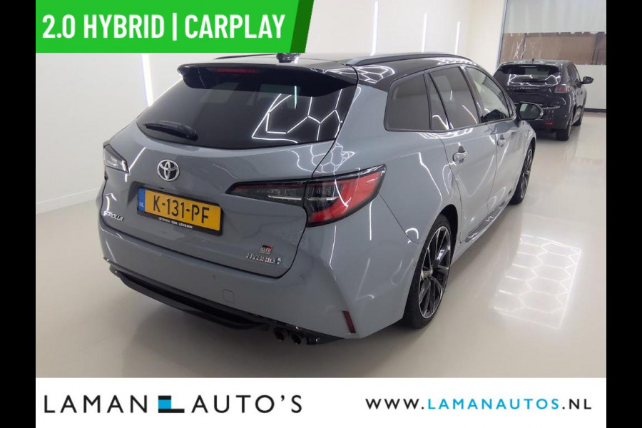 Toyota Corolla Touring Sports 2.0 Hybrid 184pk Business GR-Sport | JBL 18" LMV CarPlay Halfleder ECC ACC LED Camera Metallic | Hybrid Voorschoten
