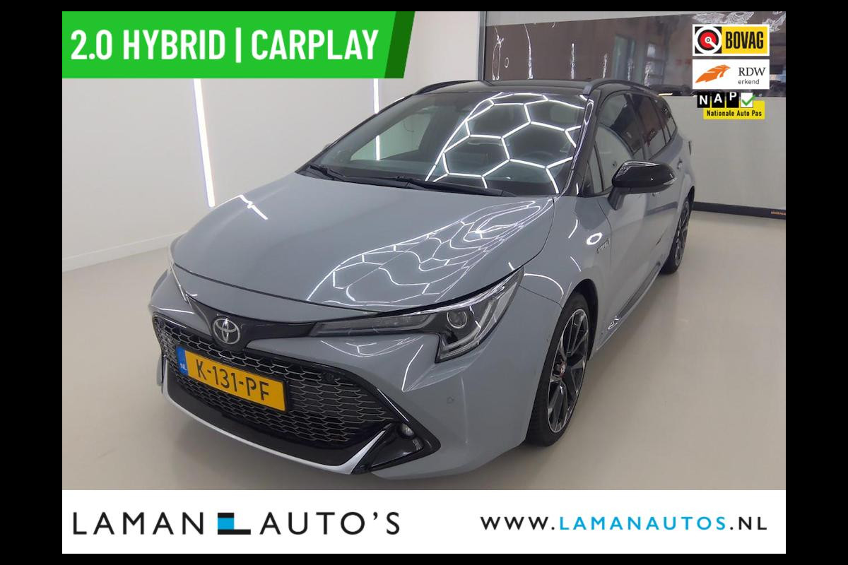 Toyota Corolla Touring Sports 2.0 Hybrid 184pk Business GR-Sport | JBL 18" LMV CarPlay Halfleder ECC ACC LED Camera Metallic | Hybrid Voorschoten