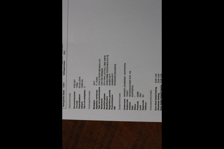 Ford Focus 2.3 RS *Schaalstoelen*Camera*1e eigenaar*Zeer netjes!*