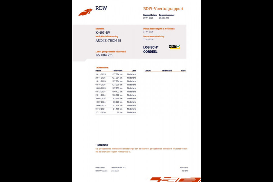 Audi e-tron 55 Quattro Edition 95 kWh|90% SOH|GROTE ACCU|ACC|CRUISE+CLIMATE CONTROL|ELEK.INTER+A-KLEP|NL-AUTO|NAP|INCL BTW|1e EIG|
