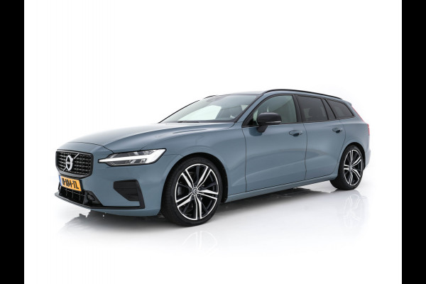 Volvo V60 2.0 B3 R-Design (INCL-BTW) *LEATHER-FABRIC | DIGI-COCKPIT | FULL-LED | MEMORY-PACK | HEATED-SPORTSEATS | LANE-ASSIST | NAVI-FULLMAP | CAMERA | DAB+ | PRIVACY-GLASS | ECC | PDC | TOWBAR | 19''ALU*