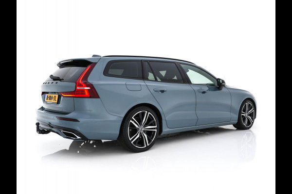 Volvo V60 2.0 B3 R-Design (INCL-BTW) *LEATHER-FABRIC | DIGI-COCKPIT | FULL-LED | MEMORY-PACK | HEATED-SPORTSEATS | LANE-ASSIST | NAVI-FULLMAP | CAMERA | DAB+ | PRIVACY-GLASS | ECC | PDC | TOWBAR | 19''ALU*