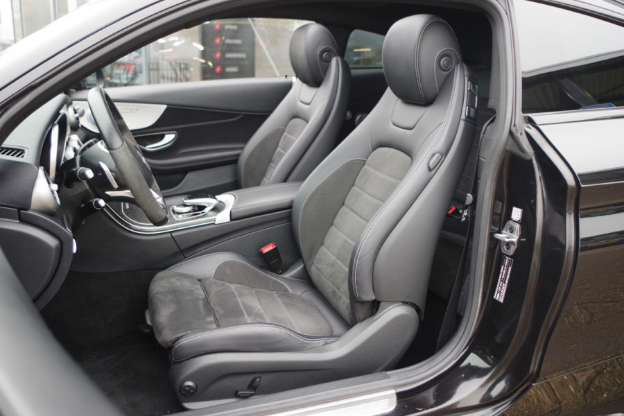 Mercedes-Benz C-Klasse Coupé 180 Premium AMG-Line Night Edition, Panoramadak, Burmester, Keyless, 19" LM, Camera