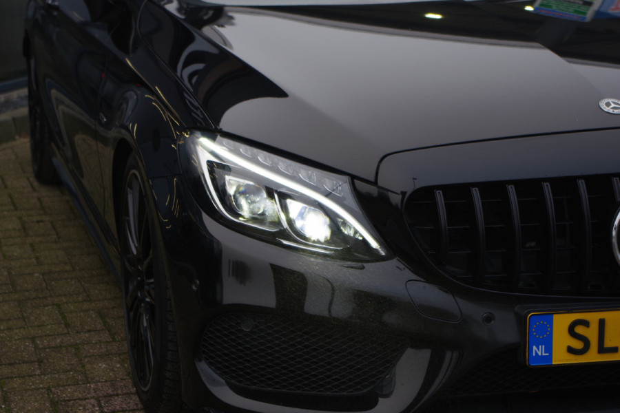 Mercedes-Benz C-Klasse Coupé 180 Premium AMG-Line Night Edition, Panoramadak, Burmester, Keyless, 19" LM, Camera