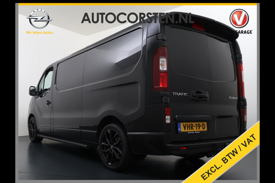 Renault Trafic 2.0DCI 145PK T29 L2H1 Comfort 3-Persoons Trekhaak Apple Carplay Android Navi Airco Cruise Control Bluetooth Lmv Pdc Betonplex Vloer Wandbetimmering Schuifdeur Sidebars Euro 6 Origineel Nederlandse Auto