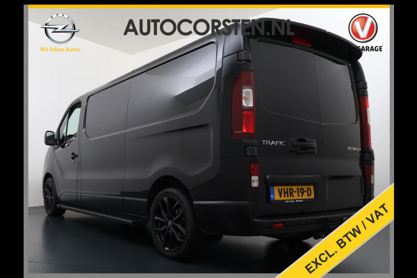 Renault Trafic 2.0DCI 145PK T29 L2H1 Comfort 3-Persoons Trekhaak Apple Carplay Android Navi Airco Cruise Control Bluetooth Lmv Pdc Betonplex Vloer Wandbetimmering Schuifdeur Sidebars Euro 6 Origineel Nederlandse Auto