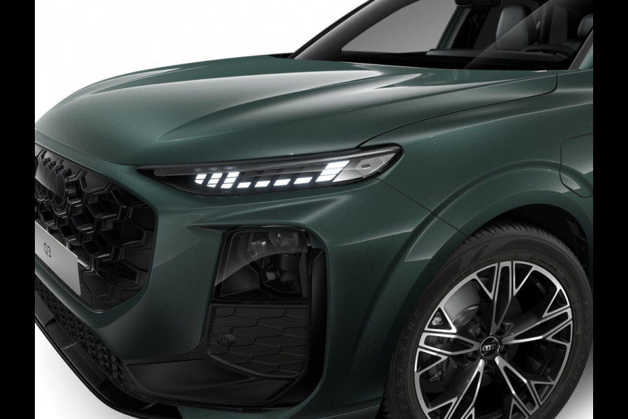 Audi Q3 S edition e-hybrid 200 kW / 272 PK | Techniekpakket plus | Ambiente lichtpakket pro | Privacy glas | Panoramadak| Dodehoek detectie | Leder |