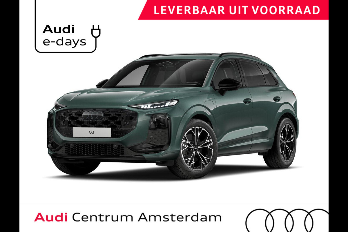 Audi Q3 S edition e-hybrid 200 kW / 272 PK | Techniekpakket plus | Ambiente lichtpakket pro | Privacy glas | Panoramadak| Dodehoek detectie | Leder |