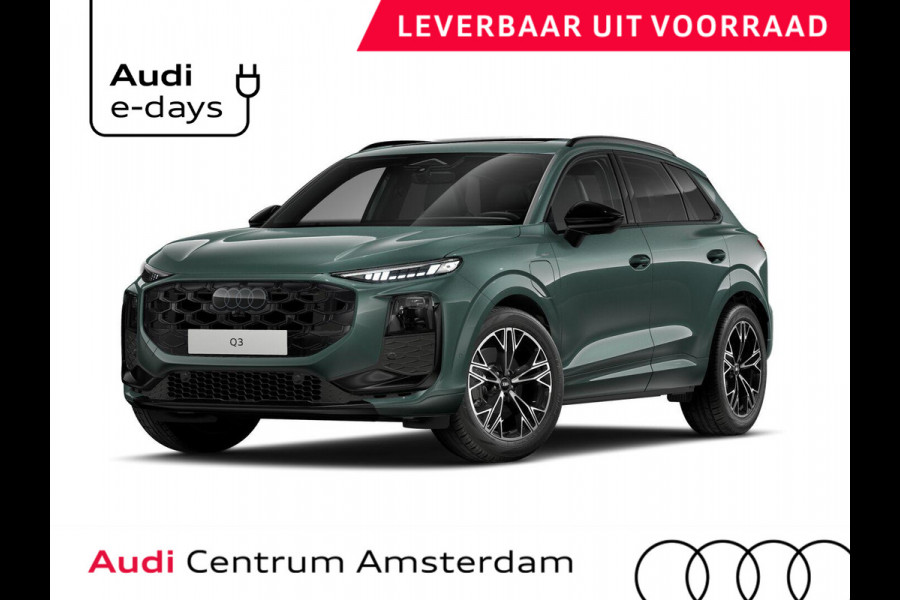 Audi Q3 S edition e-hybrid 200 kW / 272 PK | Techniekpakket plus | Ambiente lichtpakket pro | Privacy glas | Panoramadak| Dodehoek detectie | Leder |