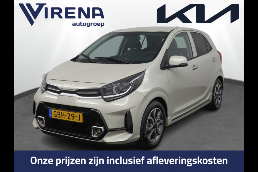 Kia Picanto 1.0 DPi GT-Line Apple Carplay/Android Auto - Cruise Control - Climate Control - Navigatie - Achteruitrijcamera - Fabrieksgarantie tot 06-2031