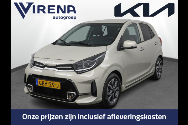 Kia Picanto 1.0 DPi GT-Line Apple Carplay/Android Auto - Cruise Control - Climate Control - Navigatie - Achteruitrijcamera - Fabrieksgarantie tot 06-2031