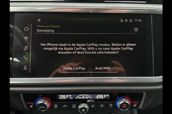 Audi Q3 45 TFSIe 245PK S-TRONIC S-LINE SPORT HYBRID VIRTUAL/CAMERA/CARPLAY