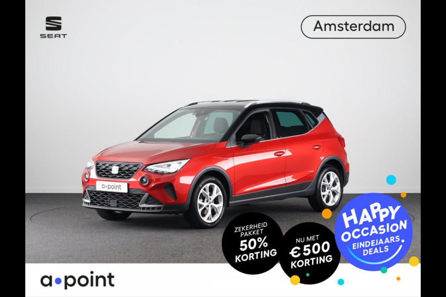 Seat Arona 1.0 TSI FR 95 pk | Private lease vanaf 461,-- |  Verlengde garantie | Navigatie via App | Parkeersensoren achter | Cruise control | Apple Carplay/Android Auto | LED koplampen |