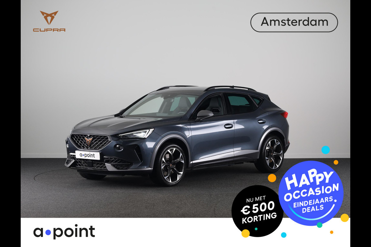 CUPRA Formentor 1.4 e-Hybrid VZ Performance 245 pk Automaat (DSG) | Navigatie | Parkeersensoren (Park assist) | Rondomzicht camera | Elektr. bestuurdersstoel met geheugen | Stoelverwarming |