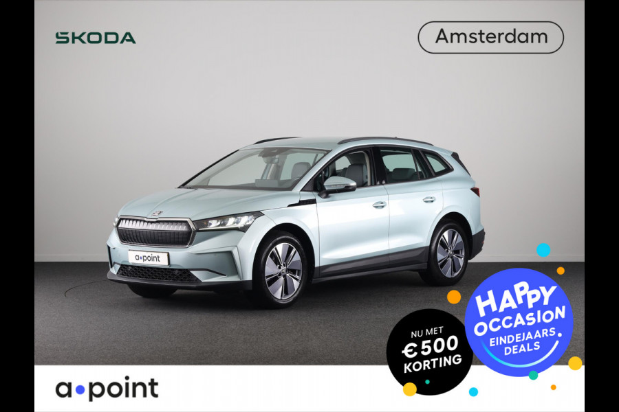 Škoda ENYAQ iV 60 180 pk | Navigatie | Parkeersensoren | Achteruitrijcamera | LED koplampen | Lederen/stof bekleding |