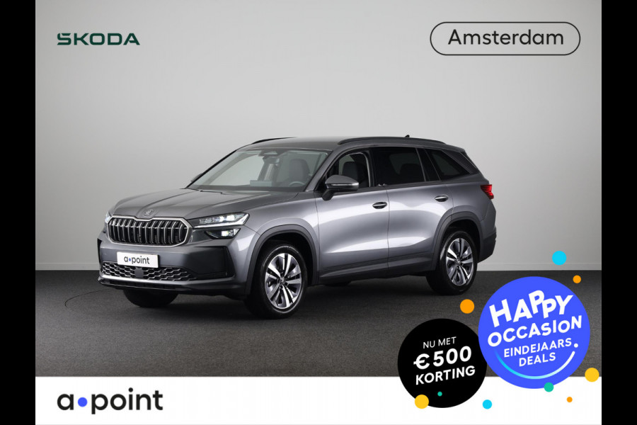 Škoda Kodiaq 1.5 TSI MHEV Business Edition 7p. 150 pk Automaat (DSG) | 7 persoons | Verlengde garantie | Navigatie | Trekhaak (wegklapbaar) | Parkeersensoren | Achteruitrijcamera | Matrix LED koplampen |