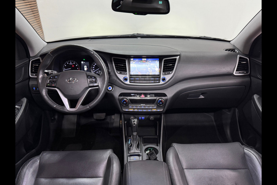 Hyundai Tucson 1.6 T-GDi Premium 4WD Automaat | Pano | Winterpakket | 19' inch | Leder | Keyless | Camera | LED