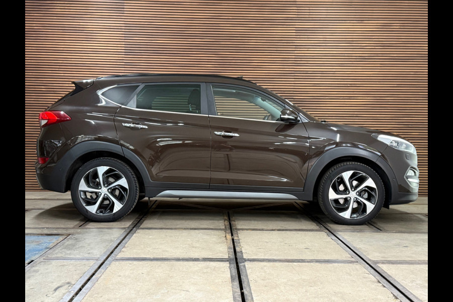 Hyundai Tucson 1.6 T-GDi Premium 4WD Automaat | Pano | Winterpakket | 19' inch | Leder | Keyless | Camera | LED