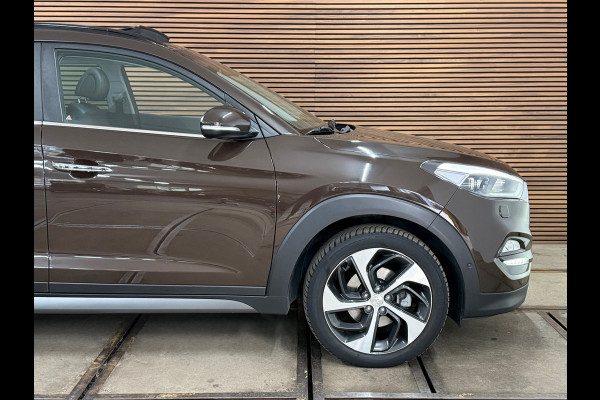 Hyundai Tucson 1.6 T-GDi Premium 4WD Automaat | Pano | Winterpakket | 19' inch | Leder | Keyless | Camera | LED