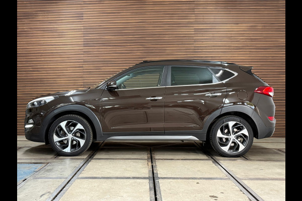 Hyundai Tucson 1.6 T-GDi Premium 4WD Automaat | Pano | Winterpakket | 19' inch | Leder | Keyless | Camera | LED