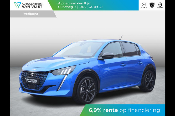 Peugeot e-208 EV GT 50 kWh ACHTERUITRIJCAMERA MET SENSOREN | NAVI & CARPLAY | E.C.C. |