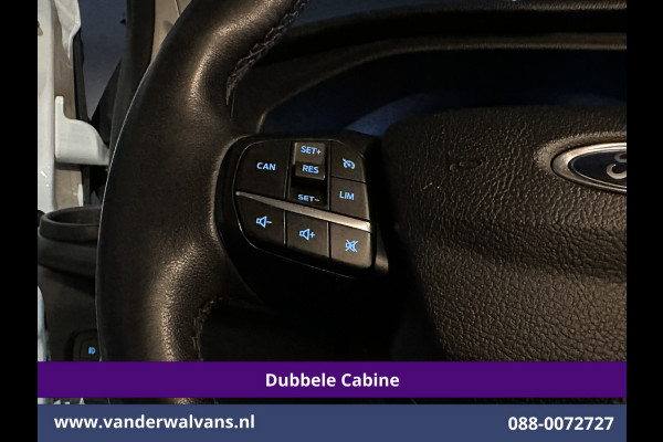 Ford Transit Custom 2.0 TDCI 131pk L2H1 Dubbele Cabine Euro6 Airco | 6-Zits | Navigatie | LED | Apple Carplay | Cruisecontrol Android Auto, Parkeersensoren, Stoelverwarming, Verwarmde voorruit, 2800kg trekvermogen