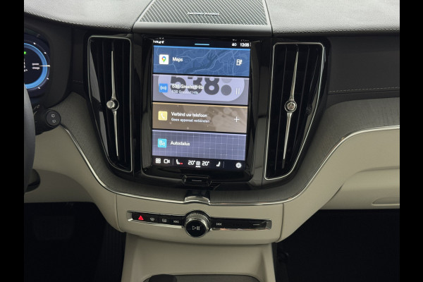 Volvo XC60 2.0 T6 350 PK CREME.LEER PHEV SCHUIFDAK AWD ULTRA BRIGHT LONG RANGE PANO HARMAN/KARDON HEADUP ELEK.KLEP phev . panorama pano
