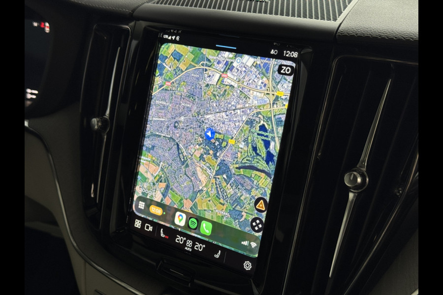 Volvo XC60 2.0 T6 350 PK CREME.LEER PHEV SCHUIFDAK AWD ULTRA BRIGHT LONG RANGE PANO HARMAN/KARDON HEADUP ELEK.KLEP phev . panorama pano