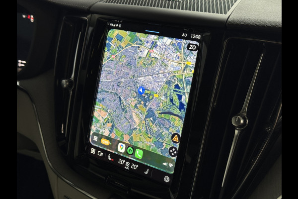 Volvo XC60 2.0 T6 350 PK CREME.LEER PHEV SCHUIFDAK AWD ULTRA BRIGHT LONG RANGE PANO HARMAN/KARDON HEADUP ELEK.KLEP phev . panorama pano