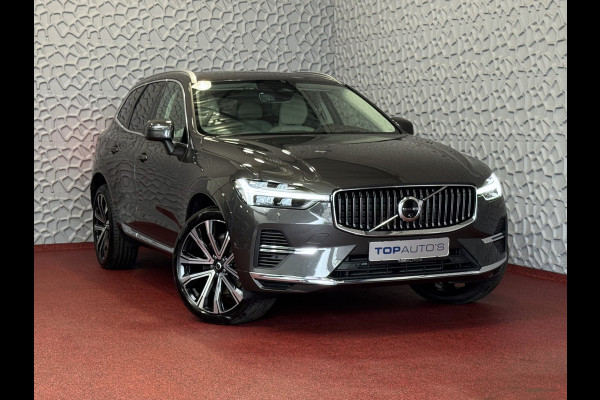 Volvo XC60 2.0 T6 350 PK CREME.LEER PHEV SCHUIFDAK AWD ULTRA BRIGHT LONG RANGE PANO HARMAN/KARDON HEADUP ELEK.KLEP phev . panorama pano