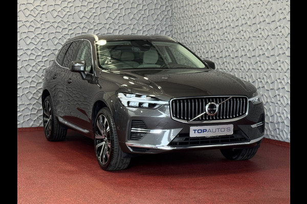 Volvo XC60 2.0 T6 350 PK CREME.LEER PHEV SCHUIFDAK AWD ULTRA BRIGHT LONG RANGE PANO HARMAN/KARDON HEADUP ELEK.KLEP phev . panorama pano