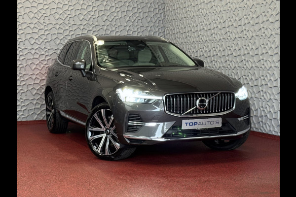Volvo XC60 2.0 T6 350 PK CREME.LEER PHEV SCHUIFDAK AWD ULTRA BRIGHT LONG RANGE PANO HARMAN/KARDON HEADUP ELEK.KLEP phev . panorama pano
