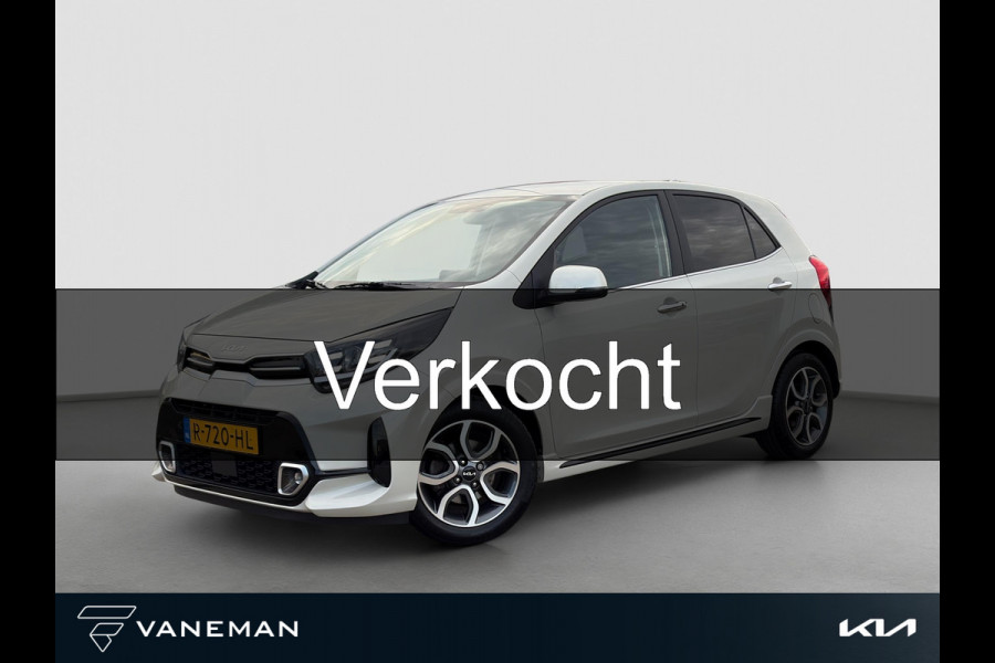Kia Picanto 1.0 DPi GT-Line Automaat | Camera | Cruise | Clima | Navi | Leder | Key-Less | Apple Carplay & Android Auto |