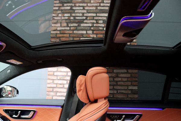 Mercedes-Benz S-Klasse 580 e 4MATIC Lang AMG Line | Airmatic | Distronic+ | Chauffeurspakket | Memory | Stoelventilatie V+A | Burmester | Soft-Close | Digital Light | Vlakkenverwarming | HUD | Zonweringspakket |