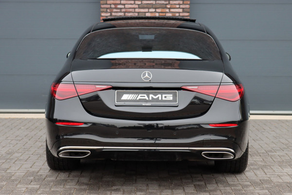 Mercedes-Benz S-Klasse 580 e 4MATIC Lang AMG Line | Airmatic | Distronic+ | Chauffeurspakket | Memory | Stoelventilatie V+A | Burmester | Soft-Close | Digital Light | Vlakkenverwarming | HUD | Zonweringspakket |