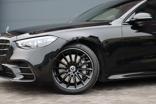 Mercedes-Benz S-Klasse 580 e 4MATIC Lang AMG Line | Airmatic | Distronic+ | Chauffeurspakket | Memory | Stoelventilatie V+A | Burmester | Soft-Close | Digital Light | Vlakkenverwarming | HUD | Zonweringspakket |